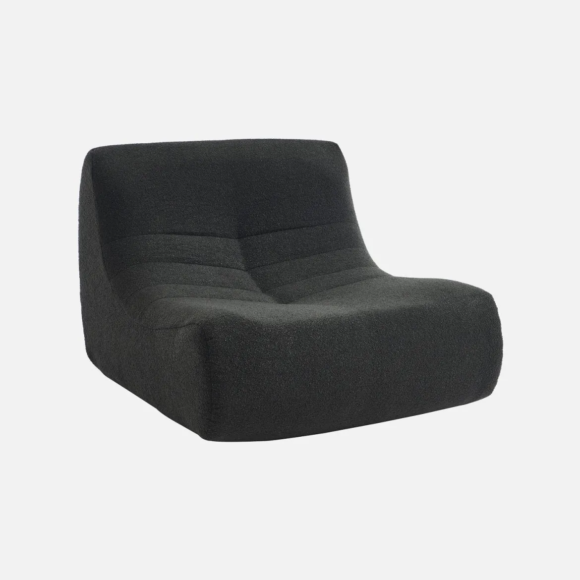 Modulo per divano modulare senza braccioli in bouclé