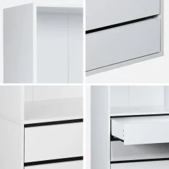 Modulo armadio con 5 cassetti e 2 ripiani