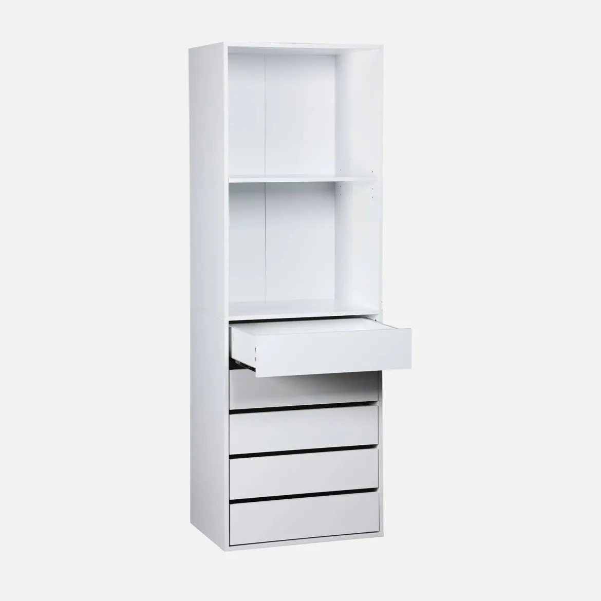Modulo armadio con 5 cassetti e 2 ripiani