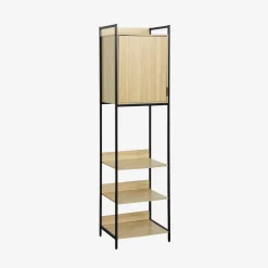 Modulo armadio con 5 ripiani e 1 anta