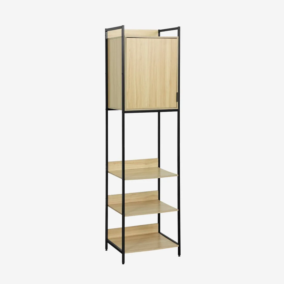 Modulo armadio con 5 ripiani e 1 anta