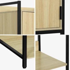 Modulo armadio con 5 ripiani e 1 anta