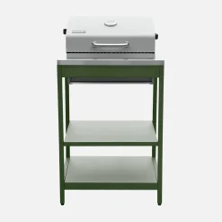 Modulo cucina da esterno con barbecue a carbonella