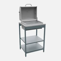 Modulo cucina da esterno con barbecue a carbonella