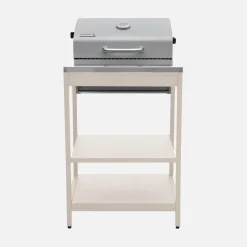 Modulo cucina da esterno con barbecue a carbonella, 3 moduli