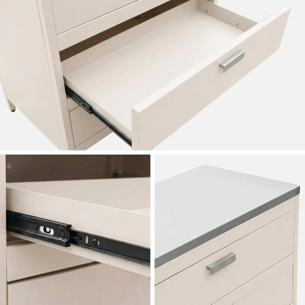 Modulo cucina da esterno in acciaio con 3 cassetti, 80cm