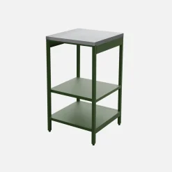 Modulo cucina da esterno in acciaio con 2 ripiani, 49cm