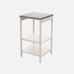 Modulo cucina da esterno in acciaio con 2 ripiani, 49cm