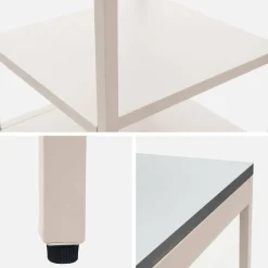 Modulo cucina da esterno in acciaio con 2 ripiani, 49cm