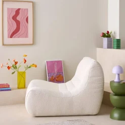 Modulo per divano modulare senza braccioli in bouclé