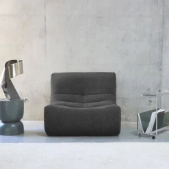 Modulo per divano modulare senza braccioli in bouclé