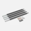 Montanti inferiori per rete di sicurezza trampolini 180 a 250cm, set di 4