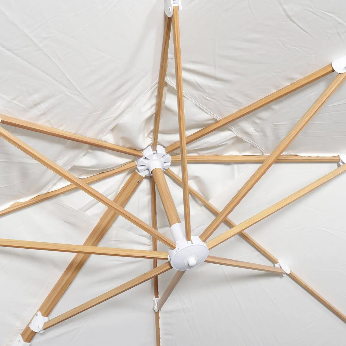 Ombrellone quadrato eccentrico, 3x3m