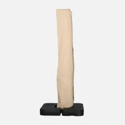 Ombrellone rettangolare eccentrico, 3x4m + piastre di zavorra 50x50cm