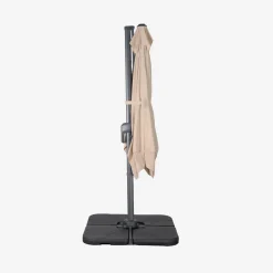 Ombrellone rettangolare eccentrico, 2x3m + base 50x50cm