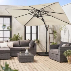 Ombrellone rettangolare eccentrico, 3x2m