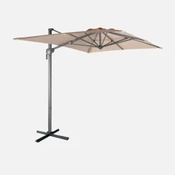 Ombrellone rettangolare eccentrico, 3x2m