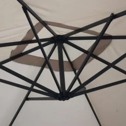 Ombrellone quadrato eccentrico, 3x3m