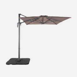 Ombrellone rettangolare eccentrico, 3x2m