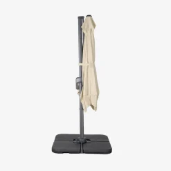 Ombrellone rettangolare eccentrico, 2x3m + base 50x50cm