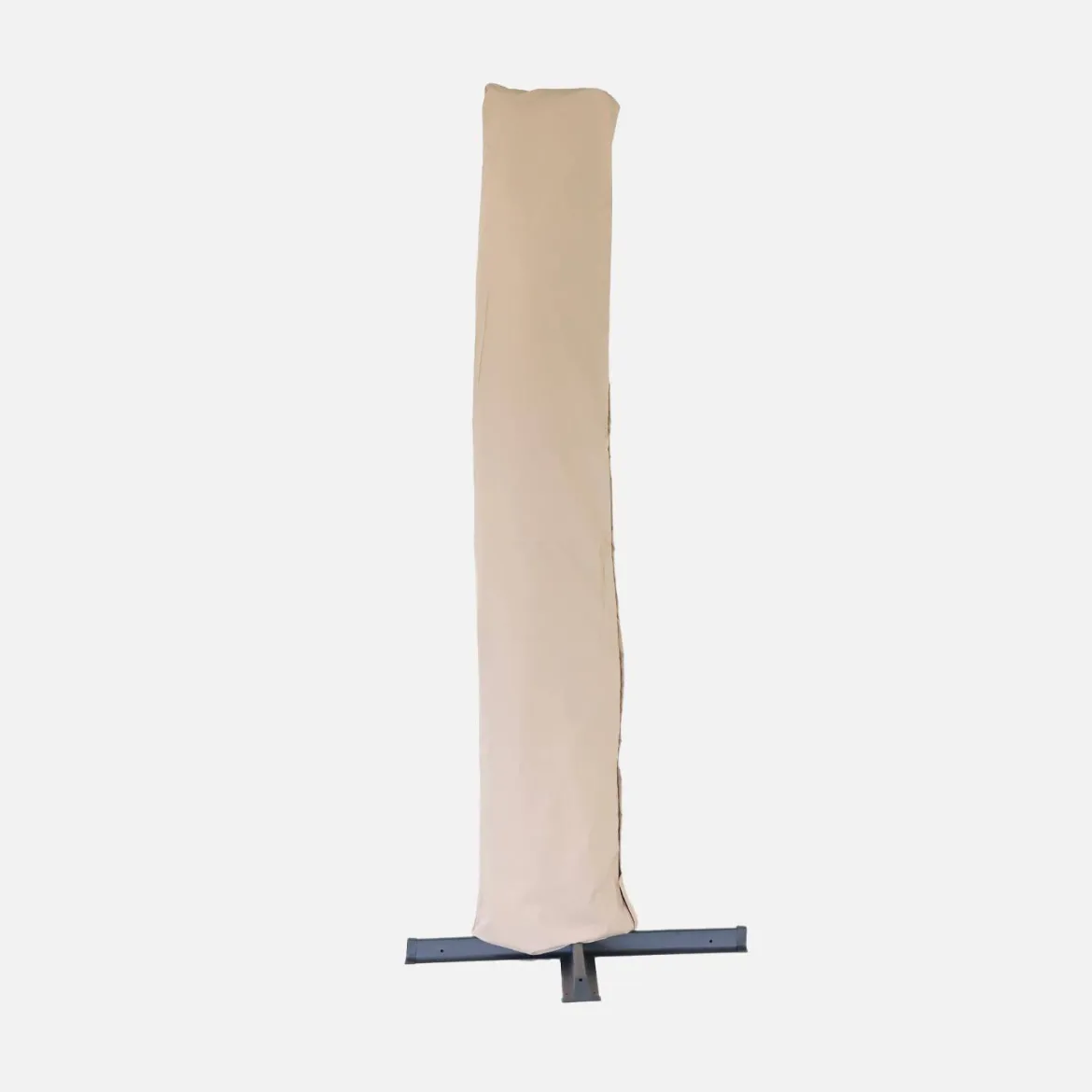 Ombrellone rettangolare eccentrico, 3x4m + base 50x50cm