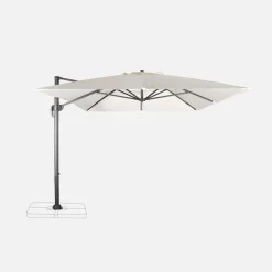 Ombrellone rettangolare, 3x4m + base