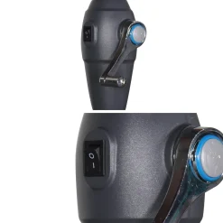 Ombrellone rotondo con LED, Ø2,7m