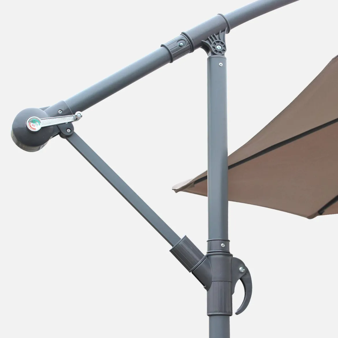 Ombrellone rotondo eccentrico, Ø3,5m