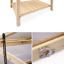 Orto rialzato in legno 80x60x109cm