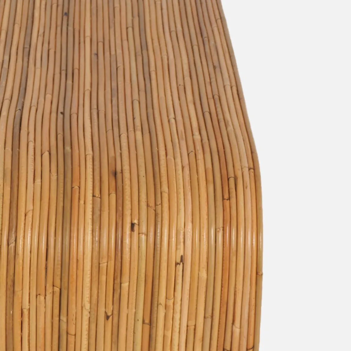 Panca, fine letto in rattan naturale, 100cm