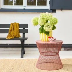 Panca da giardino in alluminio, 2 posti