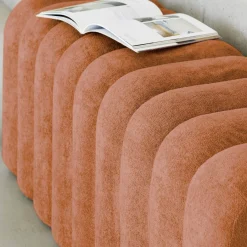Panca, fine letto contemporaneo tessuto