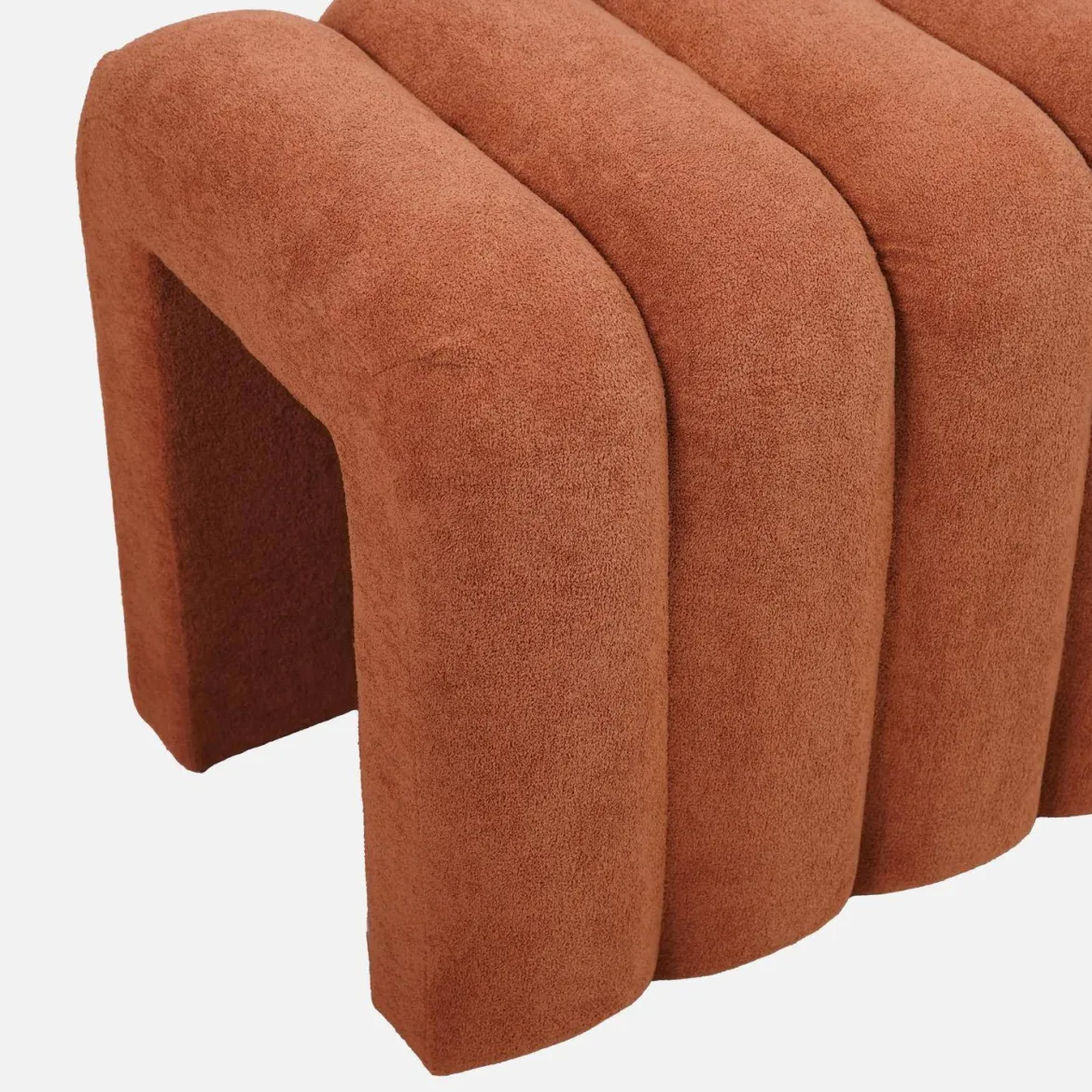 Panca, fine letto contemporaneo tessuto