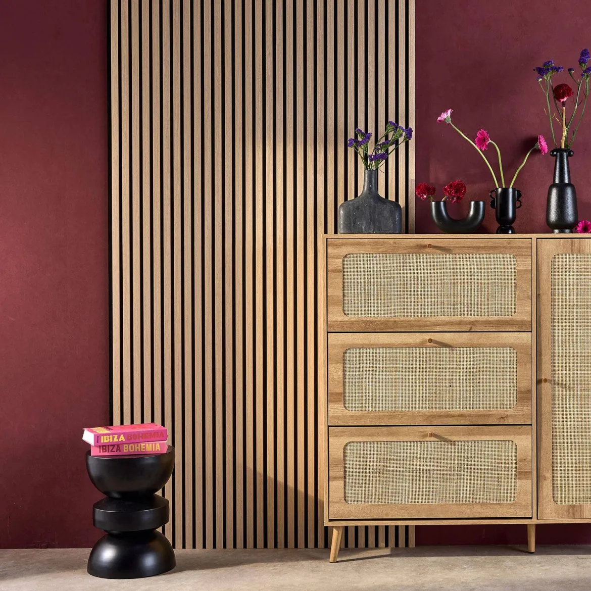 Pannelli decorativi per pareti, legno di rovere
