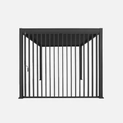 Pannello a lamelle orientabili 3m per pergola bioclimatica in alluminio