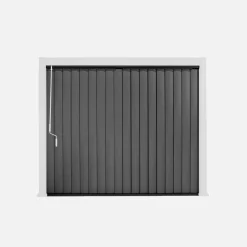 Pannello a lamelle orientabili 3m per pergola bioclimatica in alluminio