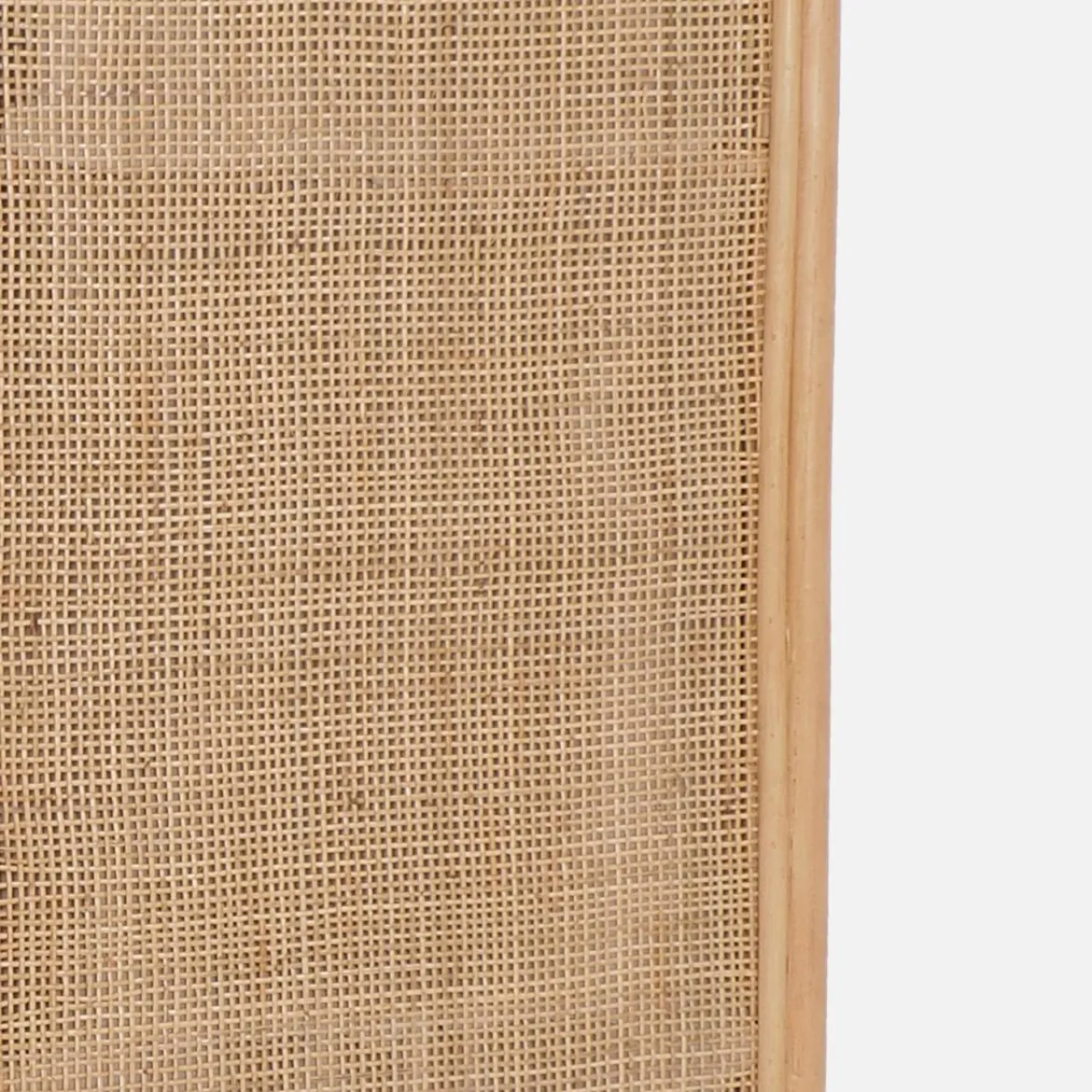 Paravento pieghevole da interno in rattan