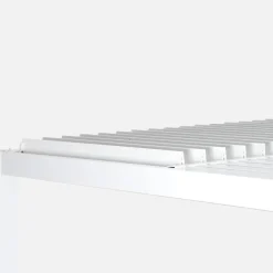 Pergola bioclimatica 3x3m in alluminio e acciaio + tenda 3m