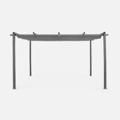 Pergola 3x4m in alluminio telo scorrevole