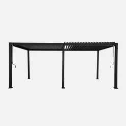 Pergola bioclimatica 3x6m in alluminio, lamelle orientabili
