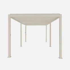 Pergola bioclimatica 3x6m in alluminio, lamelle orientabili