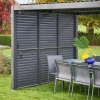 Persiana con lamelle orientabili 1m in alluminio per pergola bioclimatica