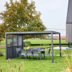 Persiana con lamelle orientabili 1m in alluminio per pergola bioclimatica