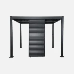 Persiana con lamelle orientabili 1m in alluminio per pergola bioclimatica