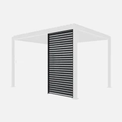 Persiana in alluminio da 1.3m per pergola a lamelle Triomphe