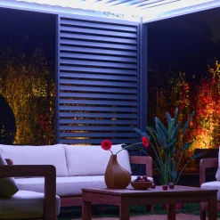 Persiana in alluminio da 1.3m per pergola a lamelle Triomphe