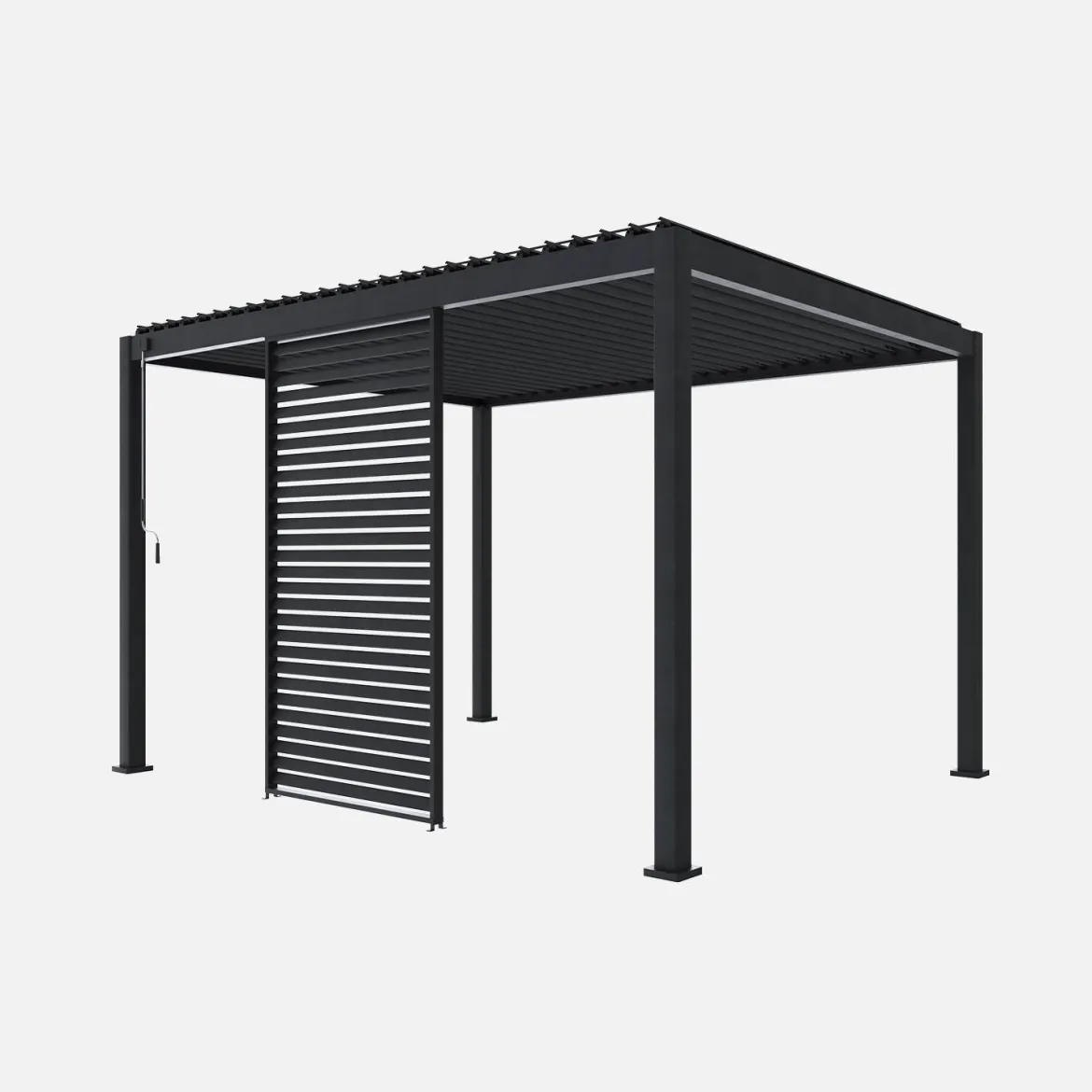 Persiana in alluminio da 1.3m per pergola a lamelle Triomphe