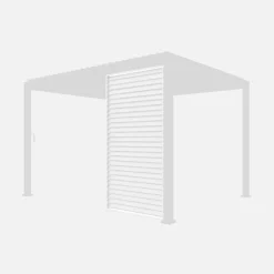 Persiana in alluminio da 1.3m per pergola a lamelle Triomphe