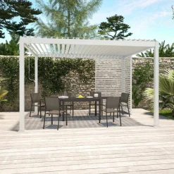 Persiana in alluminio da 1.3m per pergola a lamelle Triomphe
