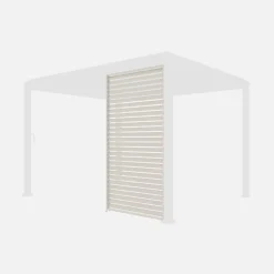 Persiana in alluminio da 1.3m per pergola a lamelle Triomphe